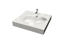 Stella Polare Раковина под стиральную машину Madera Ameli 60х55 – фотография-5